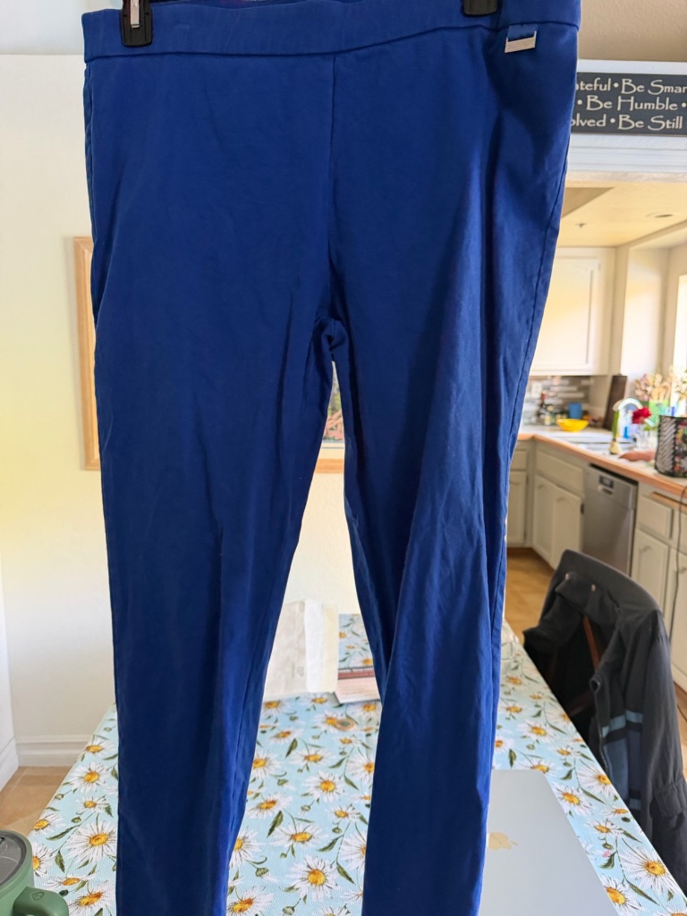 Calvin Klein Royal Blue Women's Pants - Picture 2 of 4